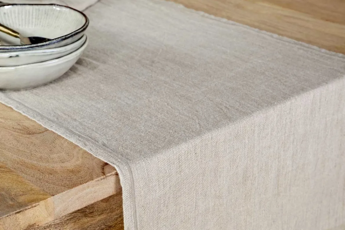 Junto Linen Runner- Natural - Large