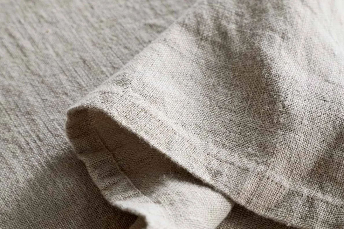 Junto Linen Tablecloth - Natural - Small