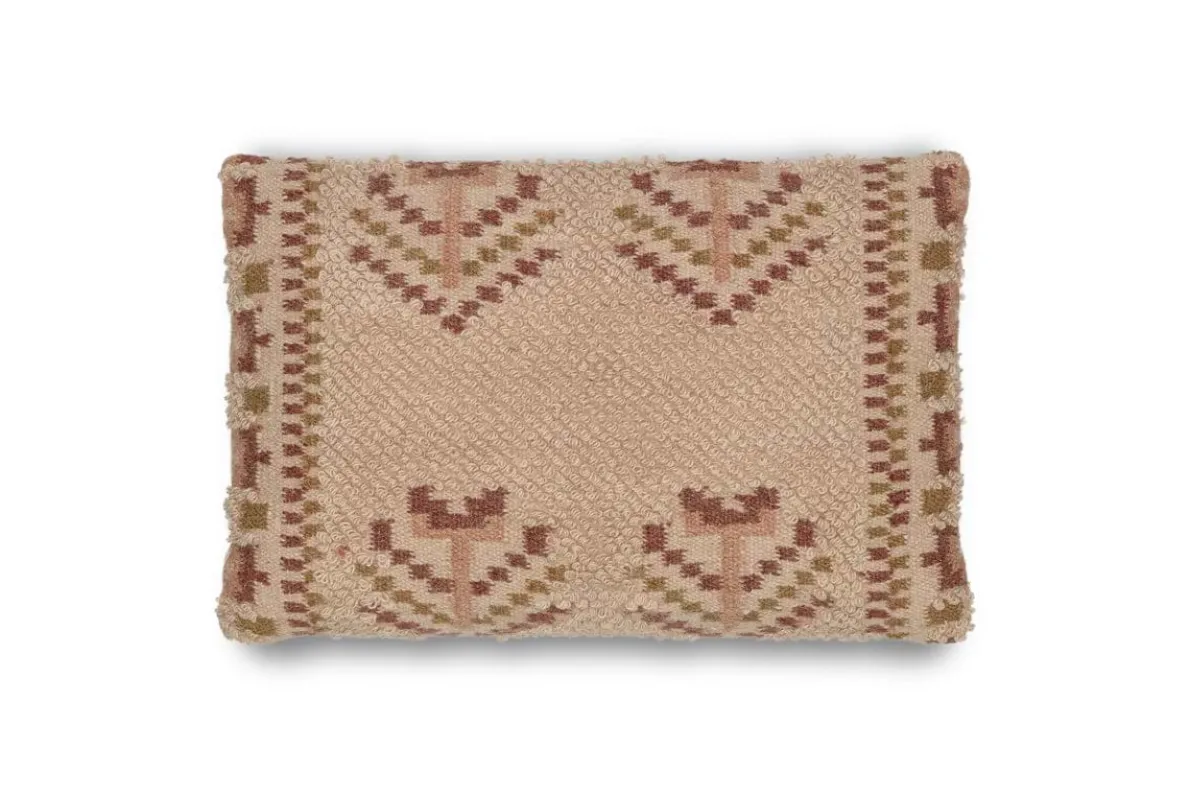 Kandy Wool & Cotton Cushion Cover - Dusty Pink