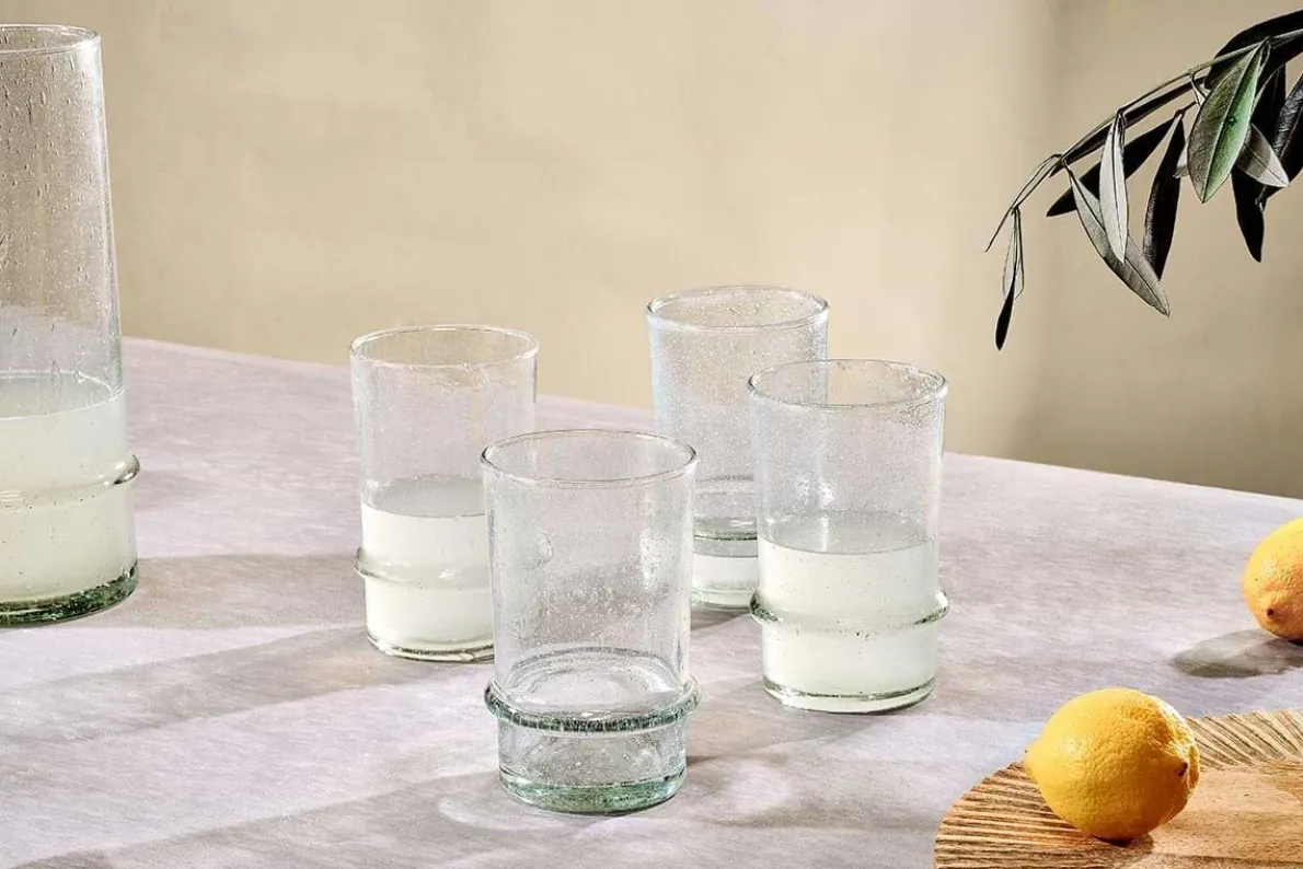 Kaneti Bubble Tumbler - Clear - Large (Set of 4)