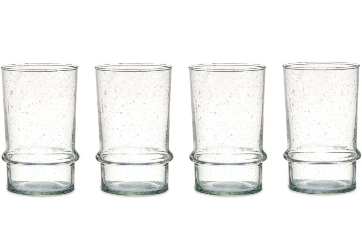 Kaneti Bubble Tumbler - Clear - Large (Set of 4)