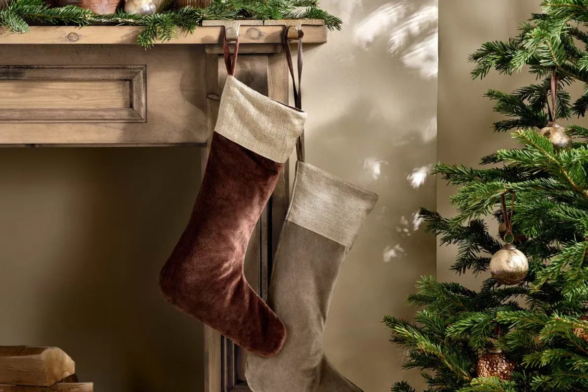 Karru Cotton Velvet Stocking - Rich Mocha