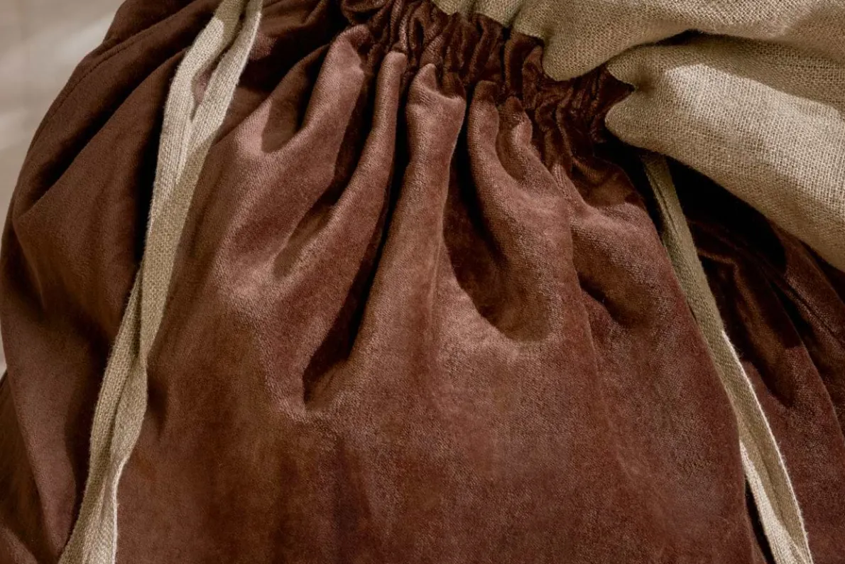 Karru Cotton Velvet Sack - Rich Mocha