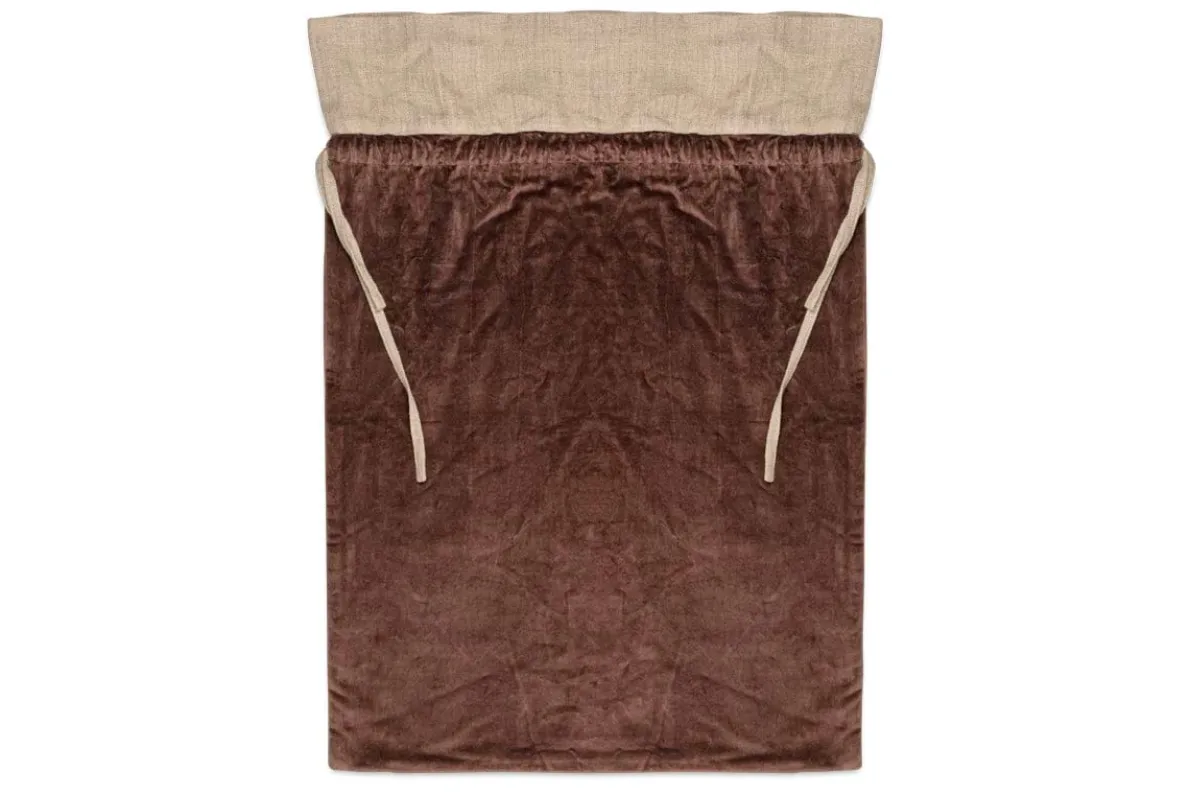 Karru Cotton Velvet Sack - Rich Mocha
