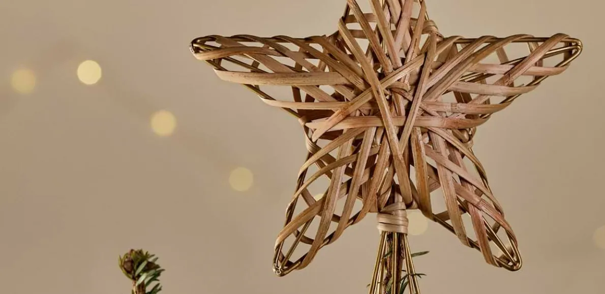 Katana Cane Tree Topper - Natural