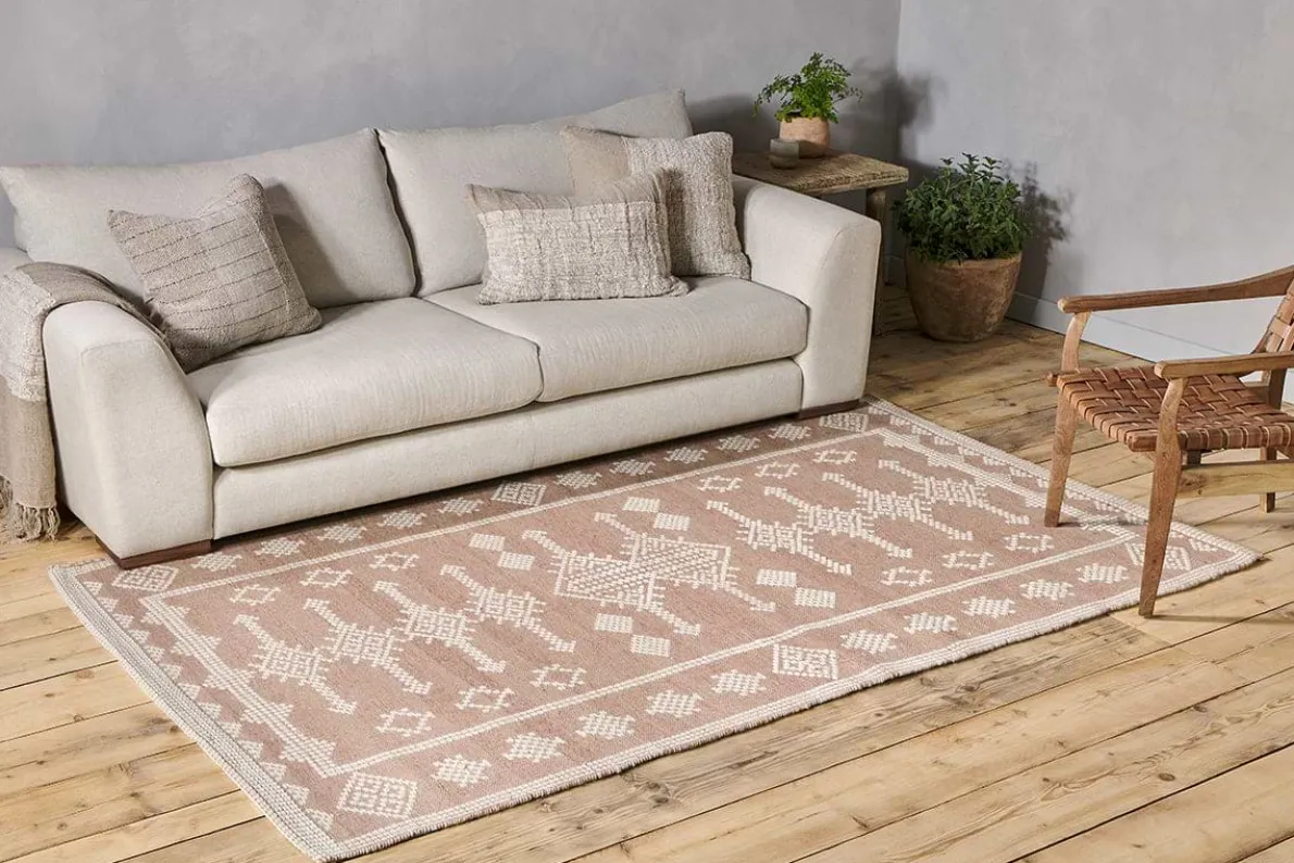 Kittale Wool & Recycled PET Rug - Dusty Pink