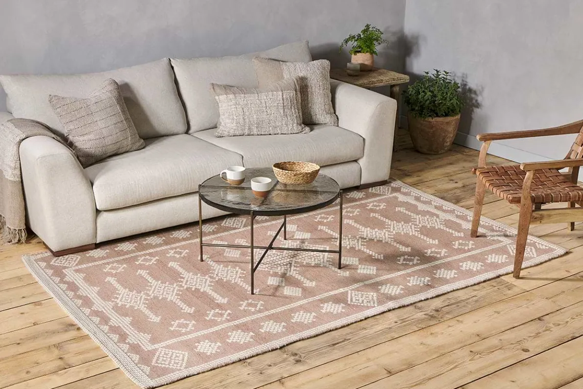 Kittale Wool & Recycled PET Rug - Dusty Pink