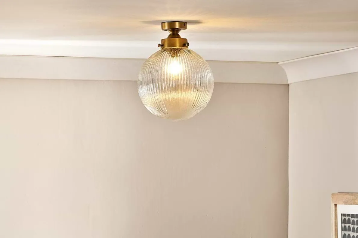 Konnie Bathroom Ceiling Light - Clear