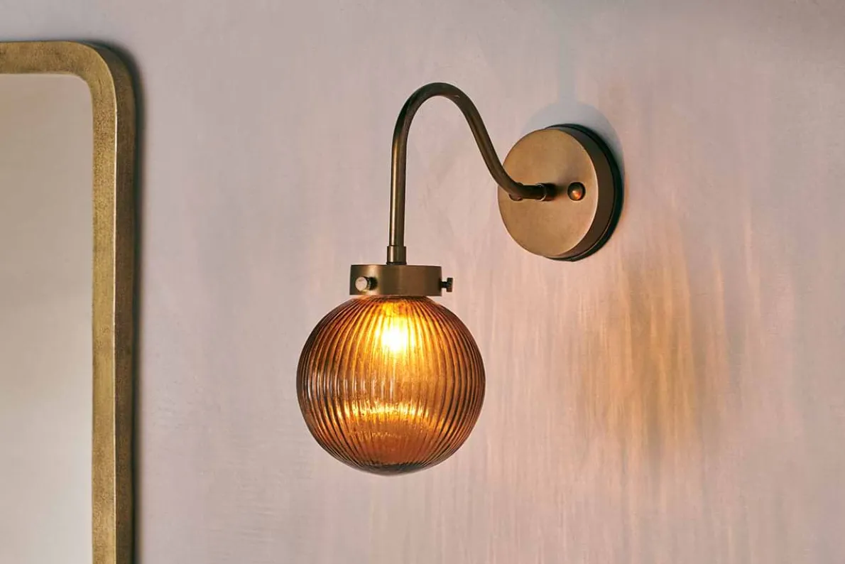 Konnie Bathroom Wall Light - Amber