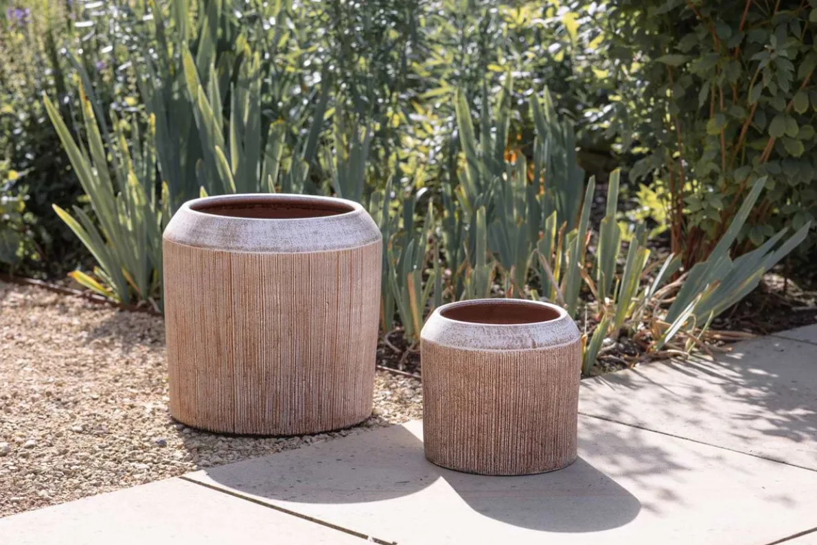 Kubo Ceramic Planter - Terracotta