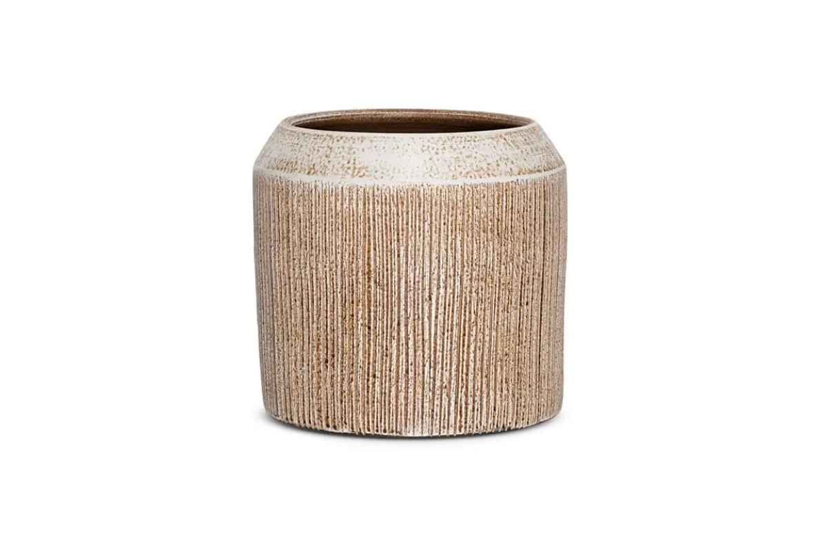 Kubo Ceramic Planter - Terracotta
