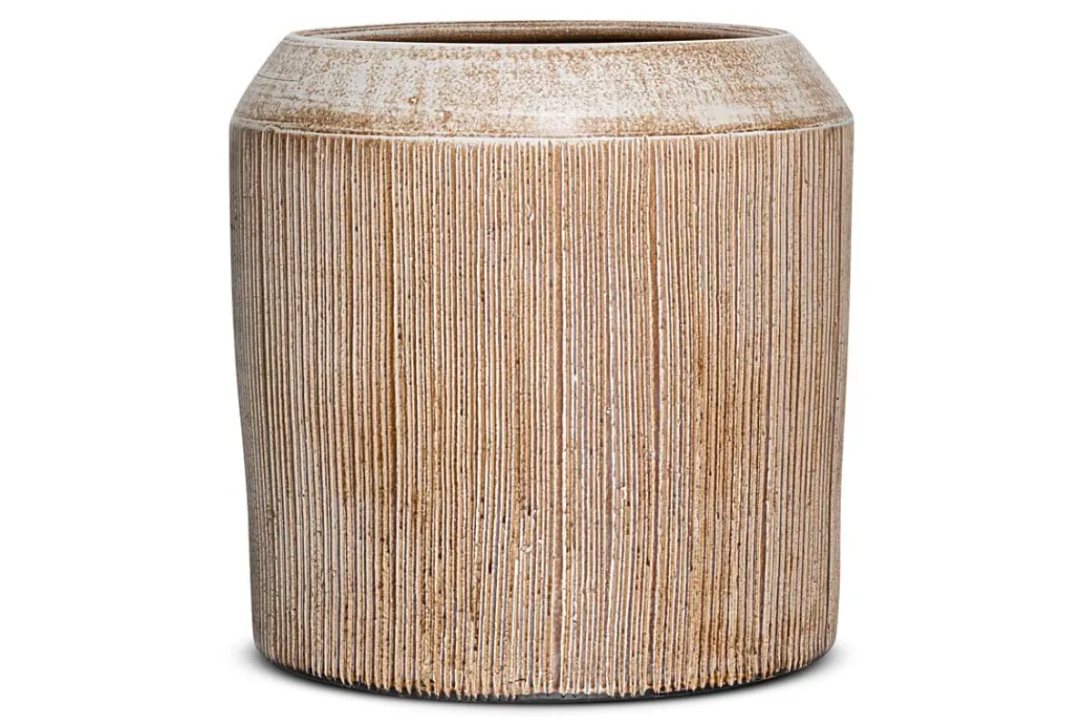 Kubo Ceramic Planter - Terracotta