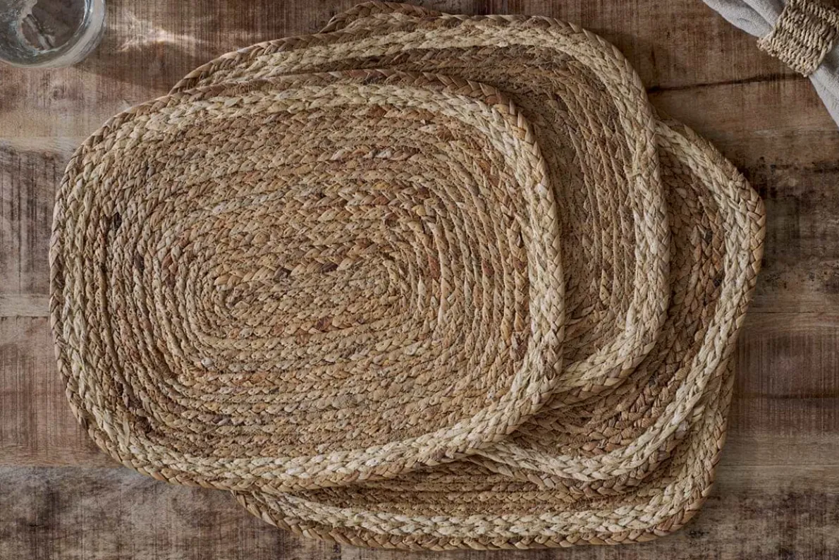 Lam Rectangular Tablemats - Natural (Set of 4)