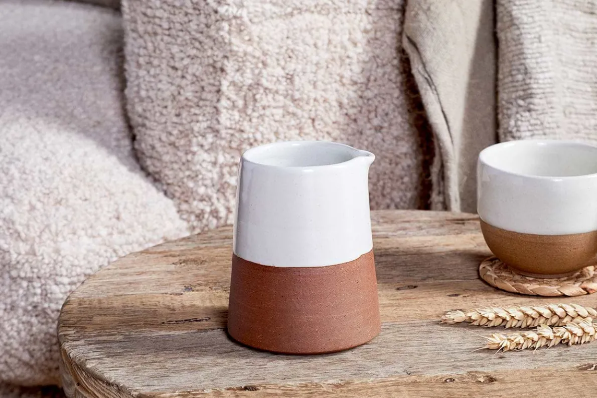 Mali Slanting Jug - White