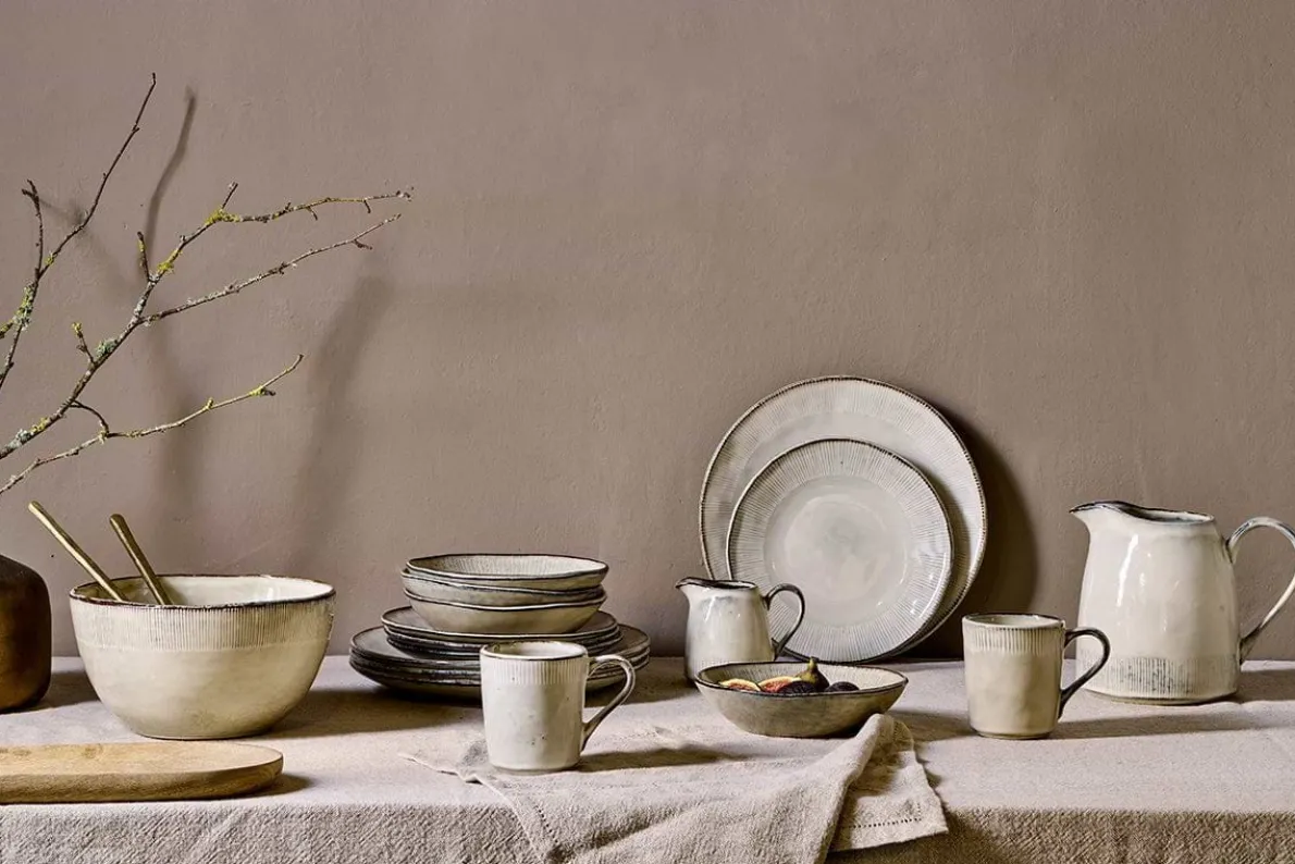 Malia Dinner Plate - Cream