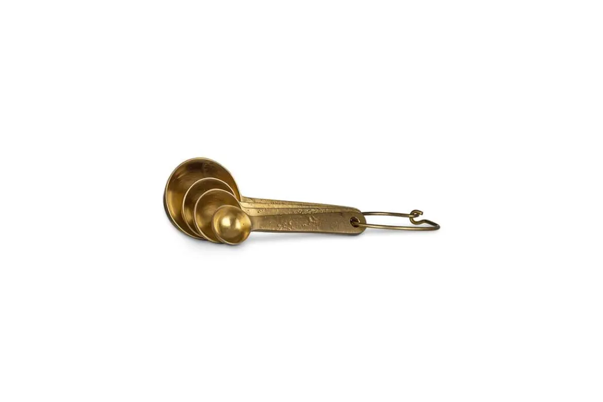 Mane Measuring Spoons - Brushed Gold