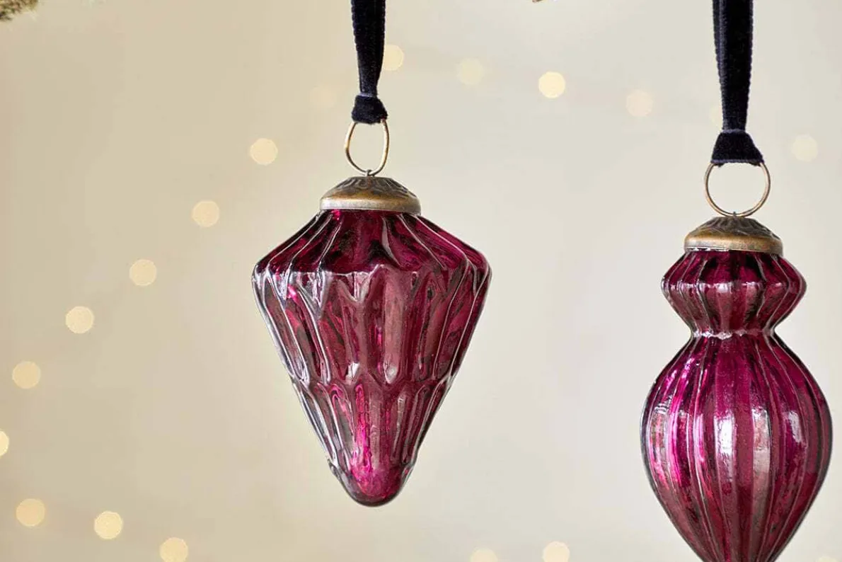 Manipur Baubles - Ruby (Set of 3)