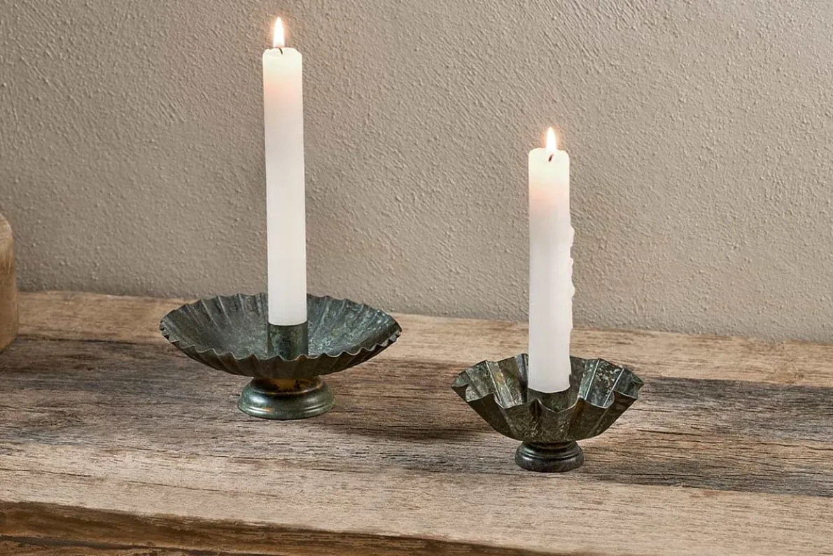 Matu Candle Holder - Antique Patina