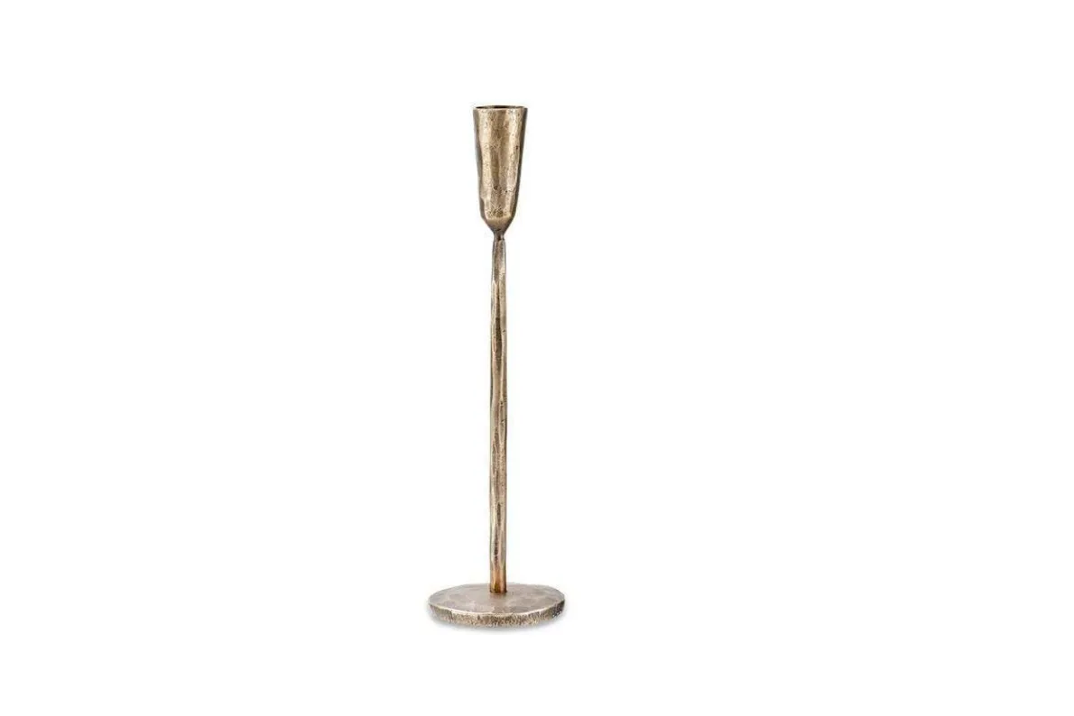 Mbata Brass Candlestick - Antique Brass