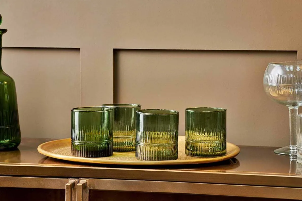 Mila Tumbler - Dark Emerald (Set of 4)