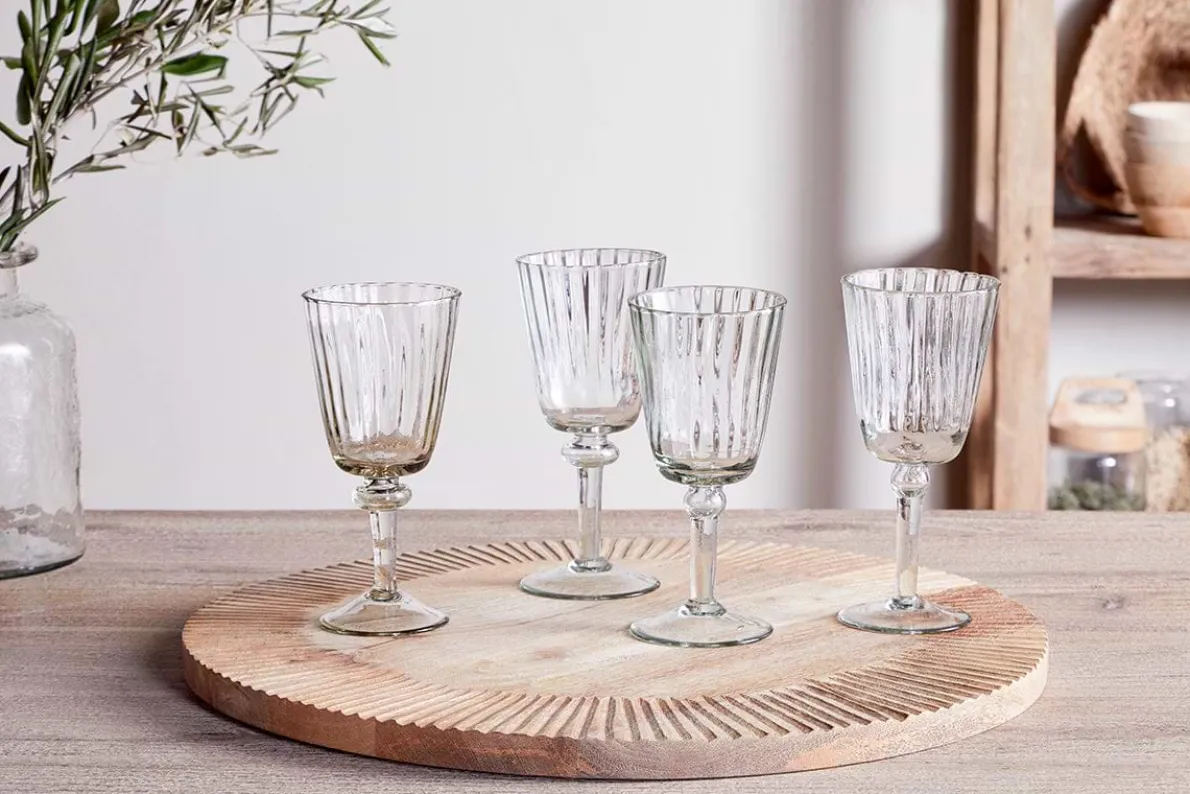 Minati Wine Glass - Clear - (Set of 4)