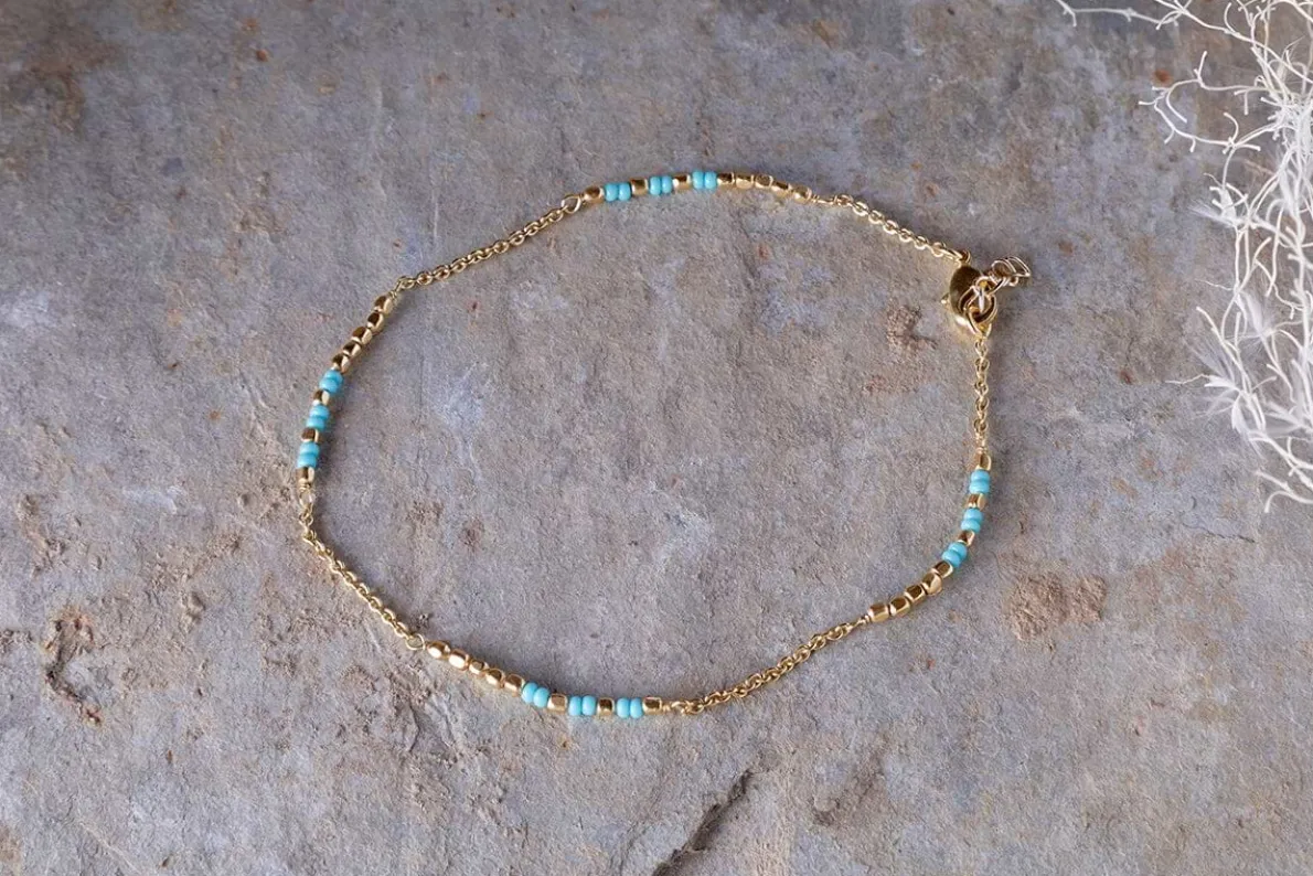 Mindra Anklet - Turquoise