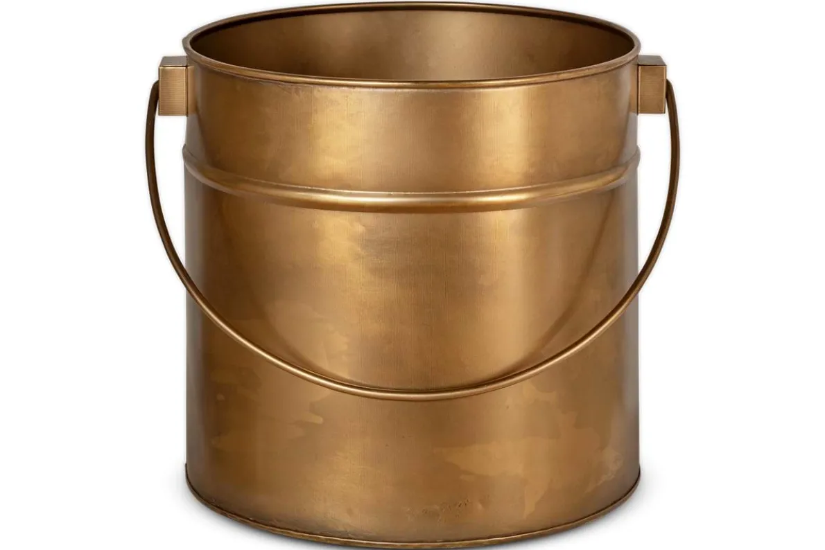 Mosat Iron Fireside Bucket - Antique Brass