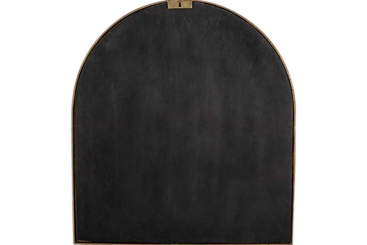Murwara Antique Glass Arched Mirror - Antique Brass