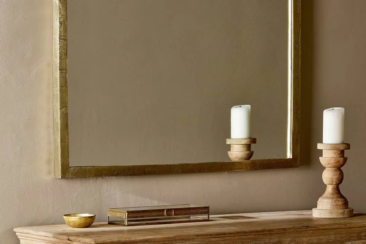 Murwara Arch Mirror - Antique Brass