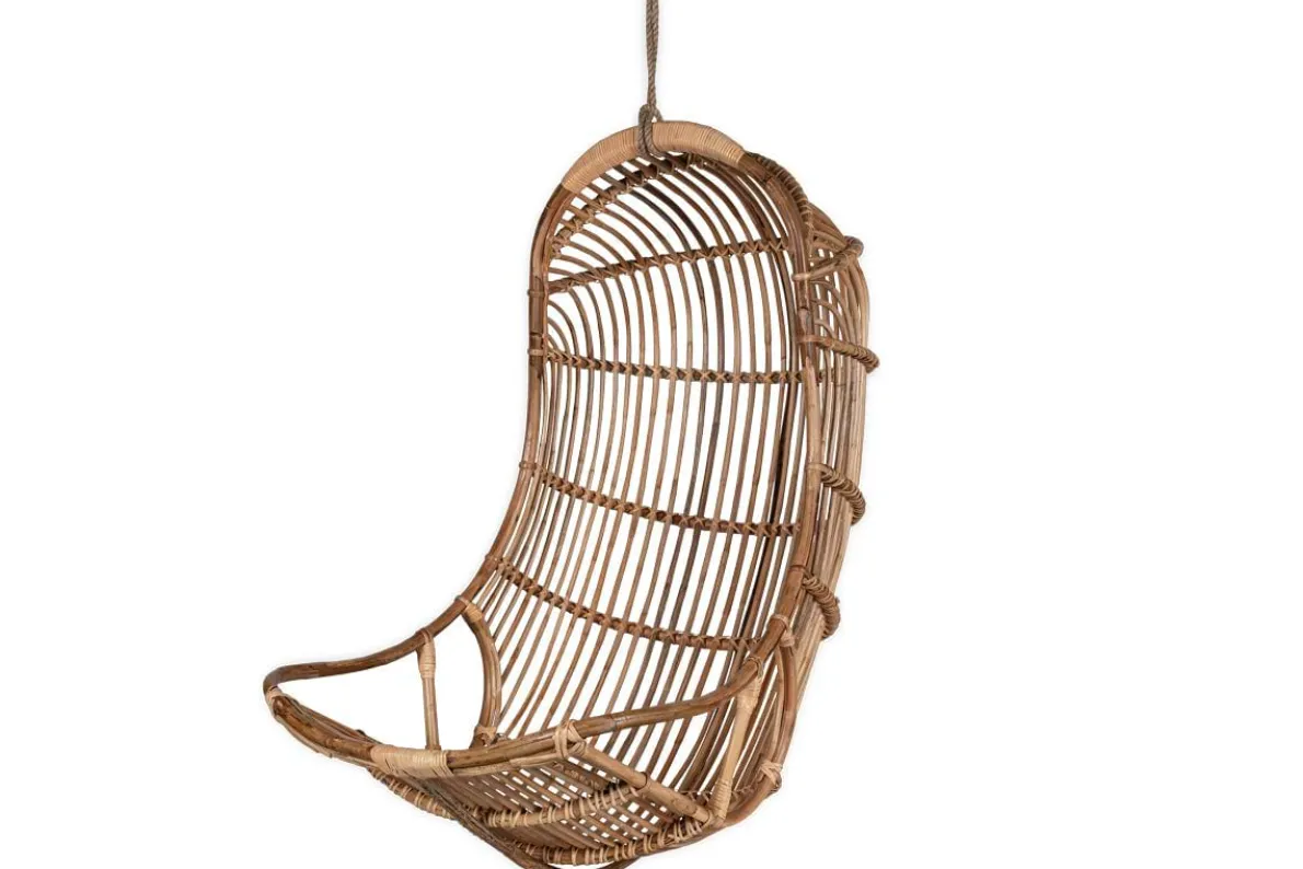 Nesari Rattan Hanging Chair - Natural