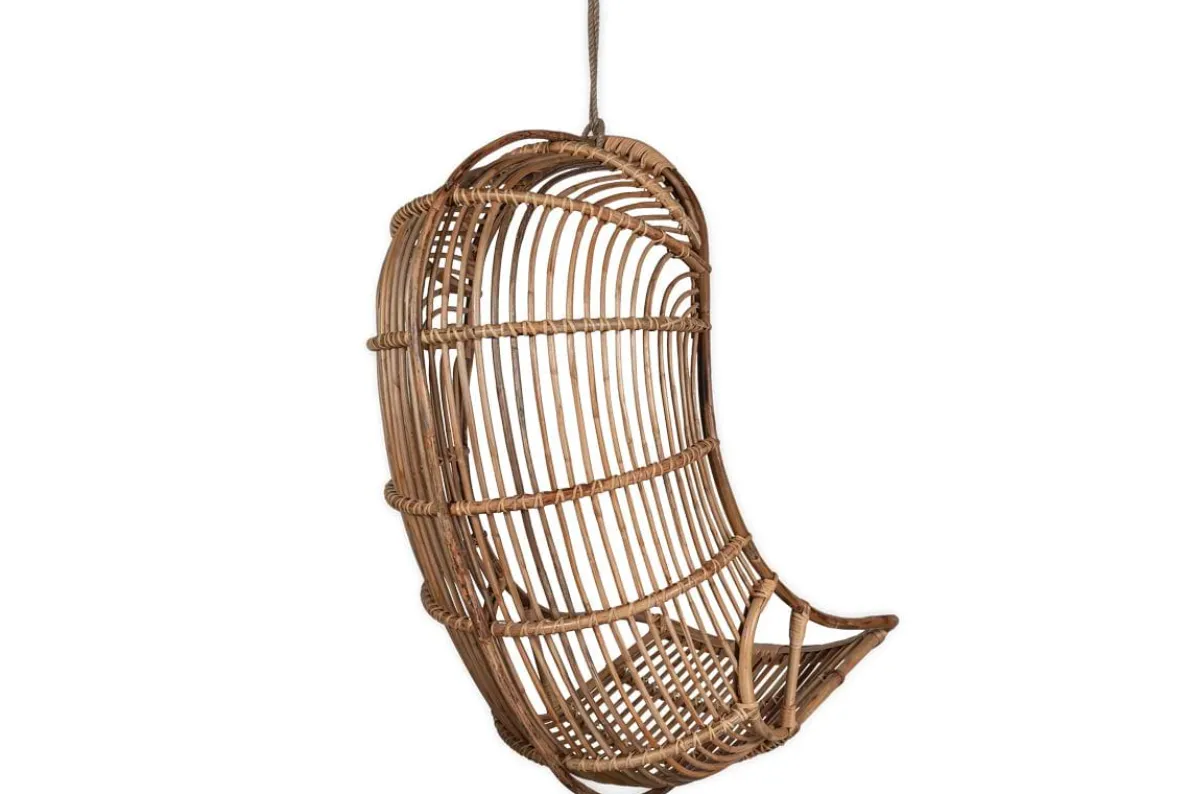 Nesari Rattan Hanging Chair - Natural