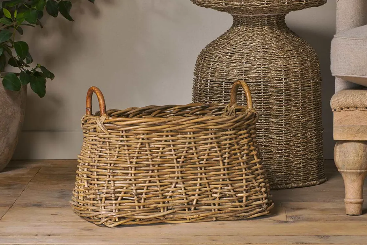 Netra Rattan Basket - Natural