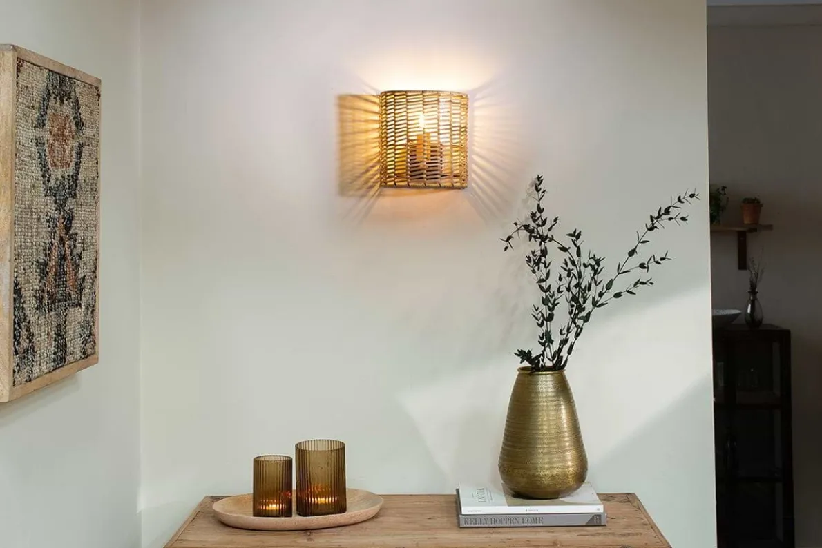 Noko Rattan Wall Lamp - Small