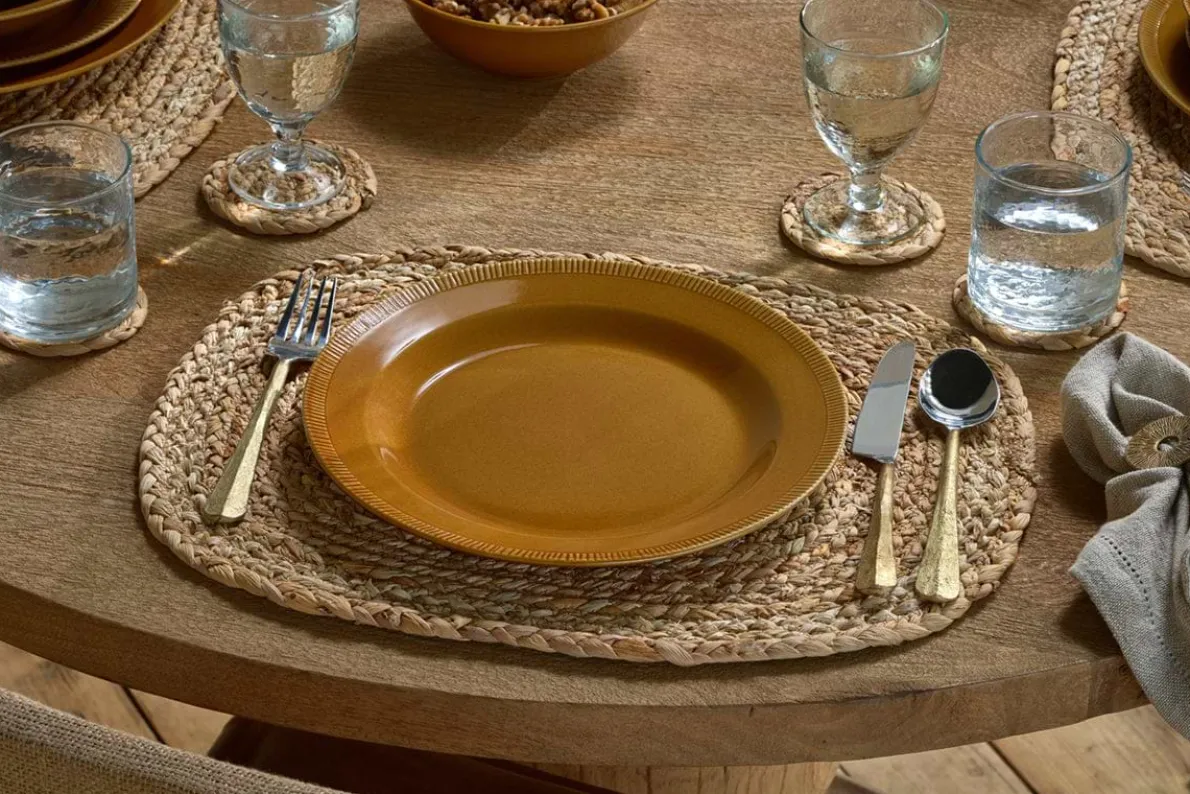 Nuwara Dinner Plate - Mustard