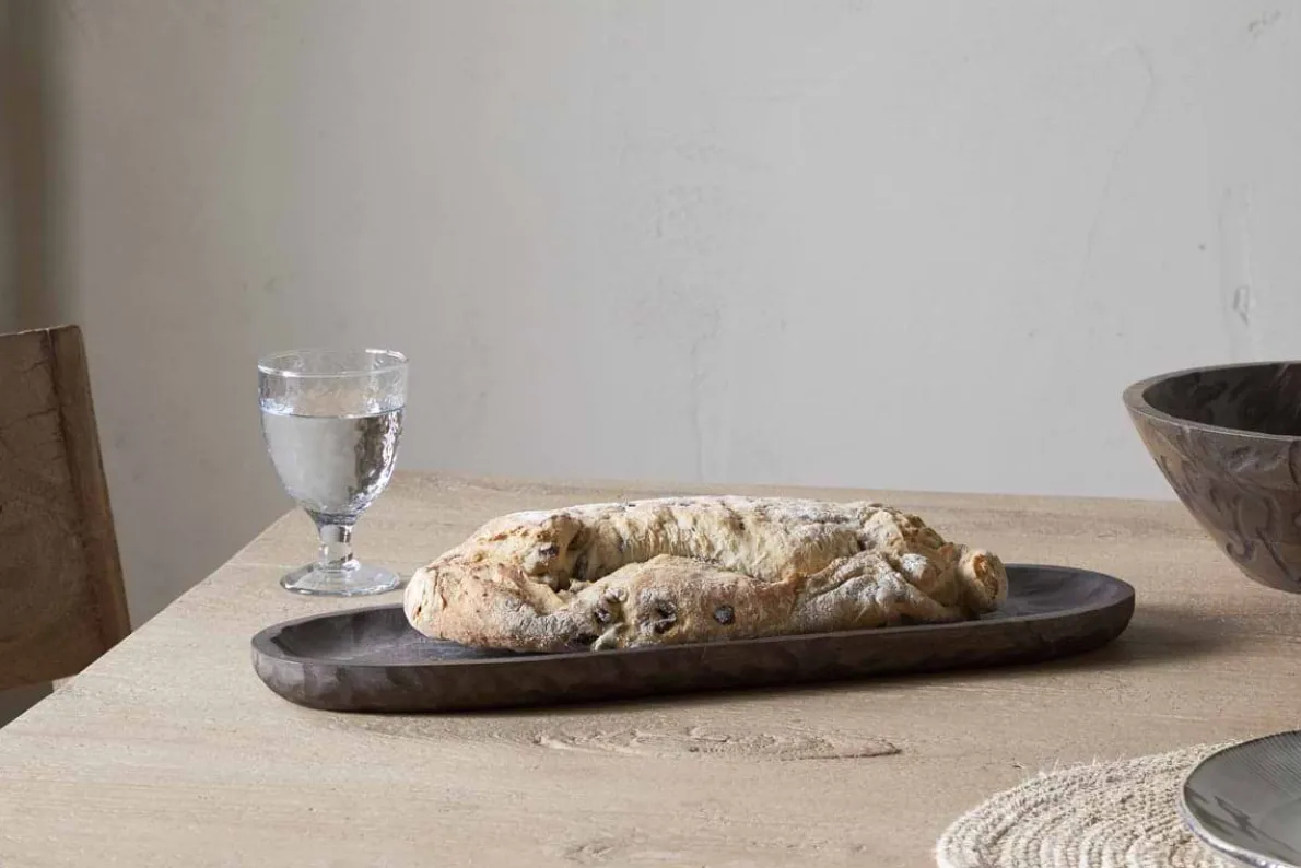 Nyati Serving Platter - Dark Brown