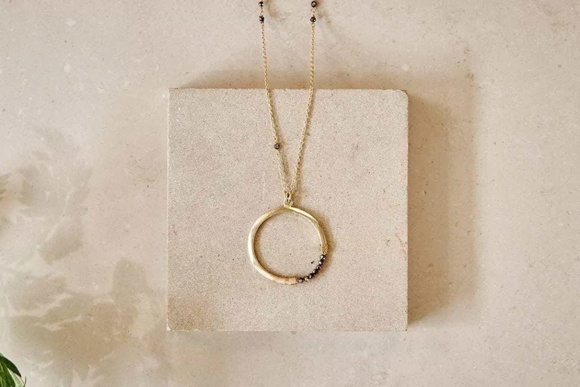 Obini Pyrite Necklace