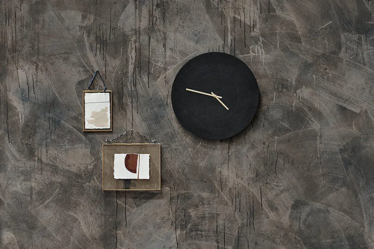 Okota Wall Hung Clock - Black