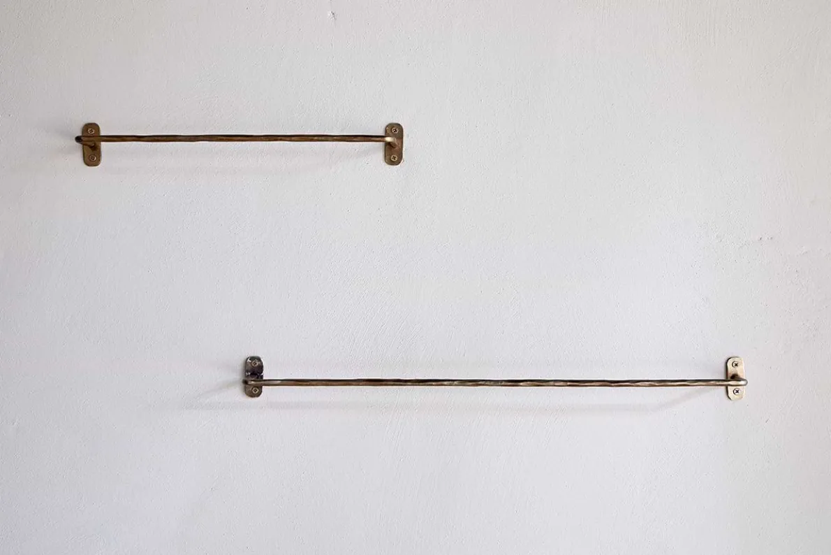 Olani Bathroom Hanging Rail - Antique Brass