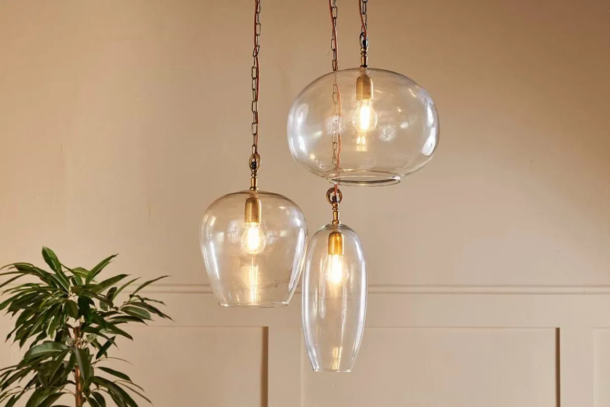 Otoro Statement Recycled Glass Cluster Pendant