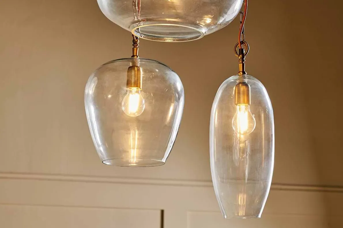 Otoro Statement Recycled Glass Cluster Pendant