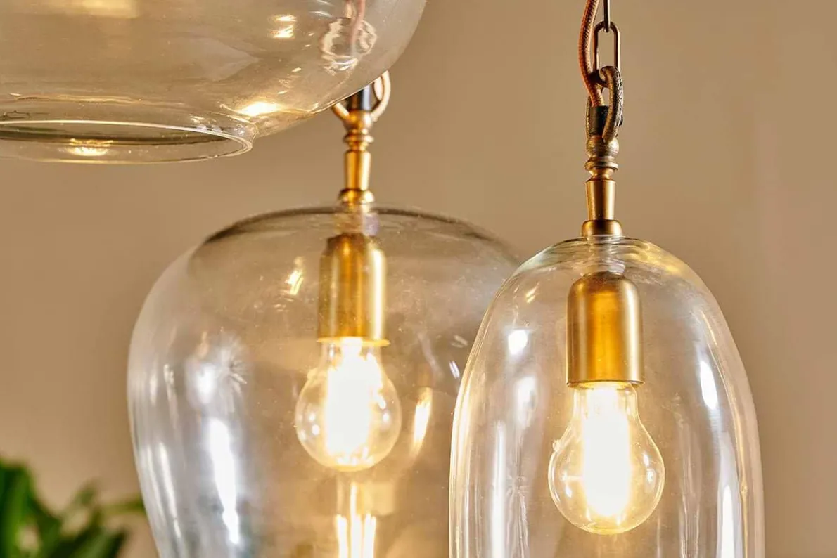 Otoro Statement Recycled Glass Cluster Pendant