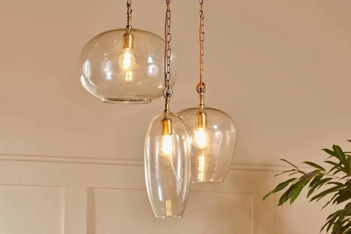 Otoro Statement Recycled Glass Cluster Pendant