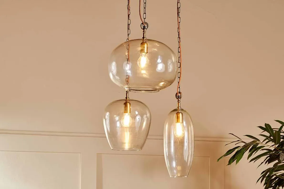 Otoro Statement Recycled Glass Cluster Pendant