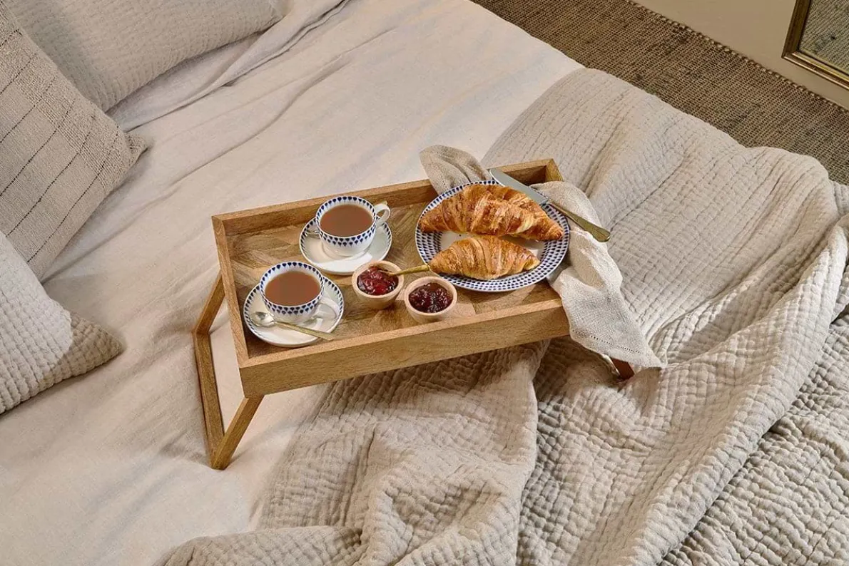 Pawi Mango Wood Breakfast Tray