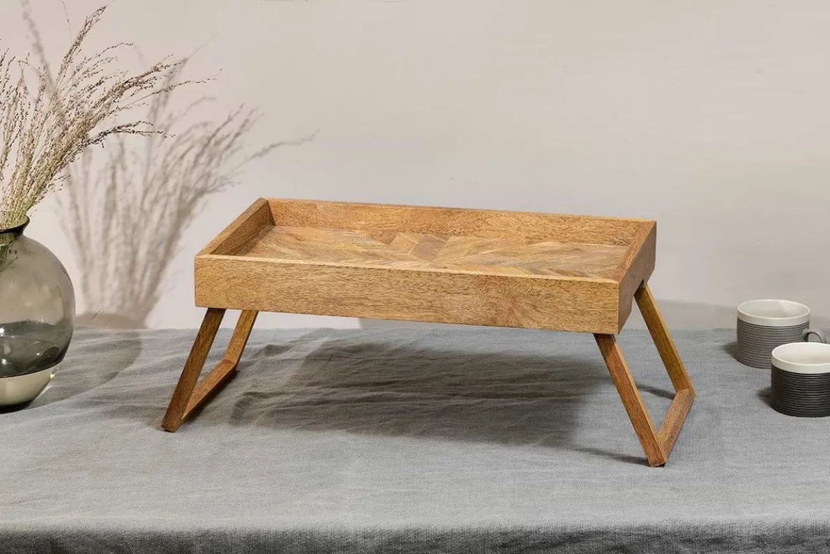 Pawi Mango Wood Breakfast Tray