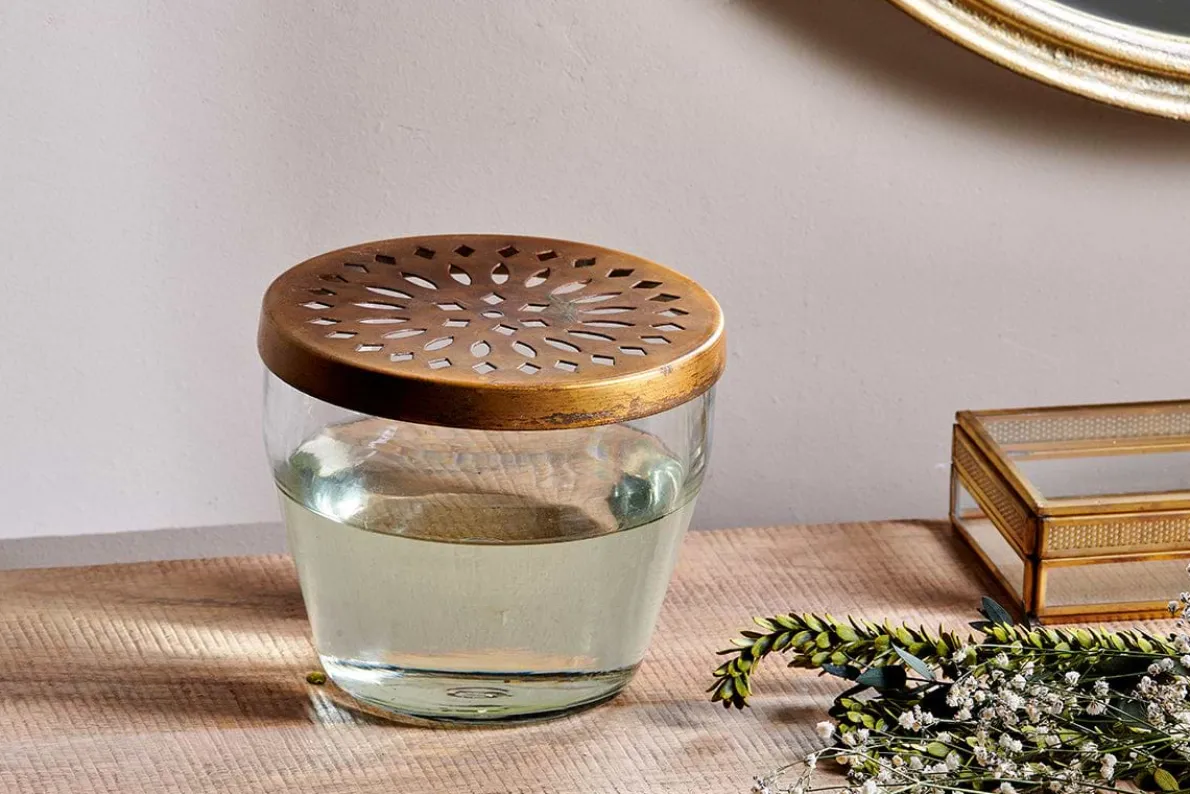 Ramla Vase With Lid - Tapered