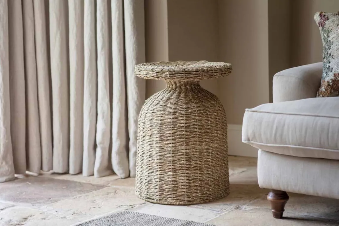 Rampura Rattan Side Table - Natural