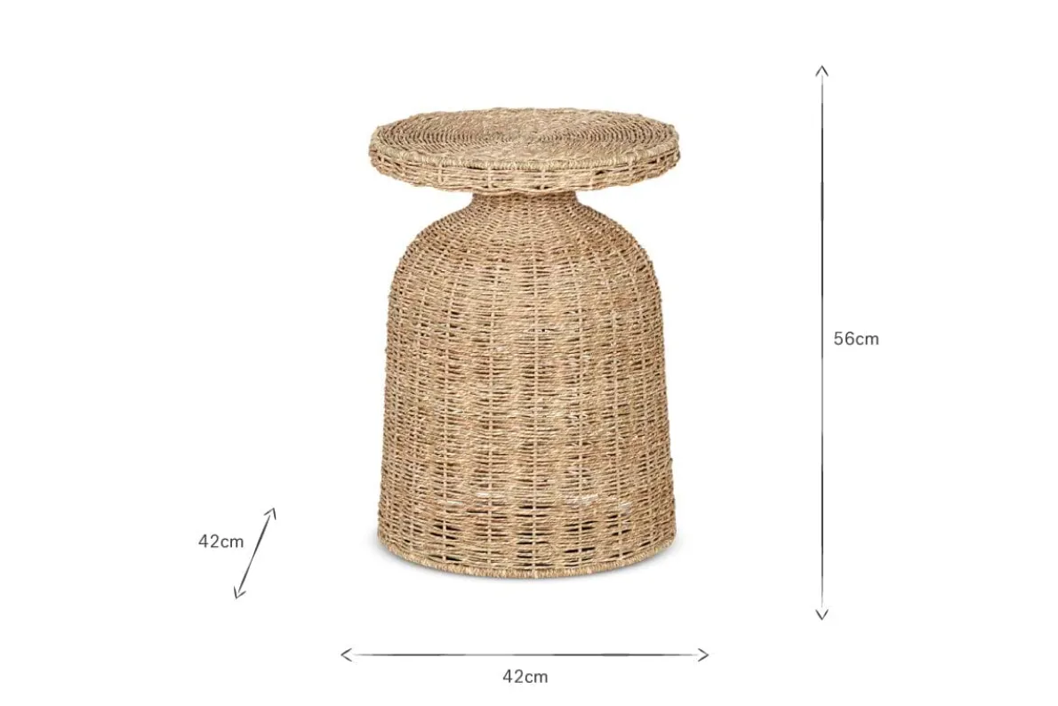 Rampura Rattan Side Table - Natural