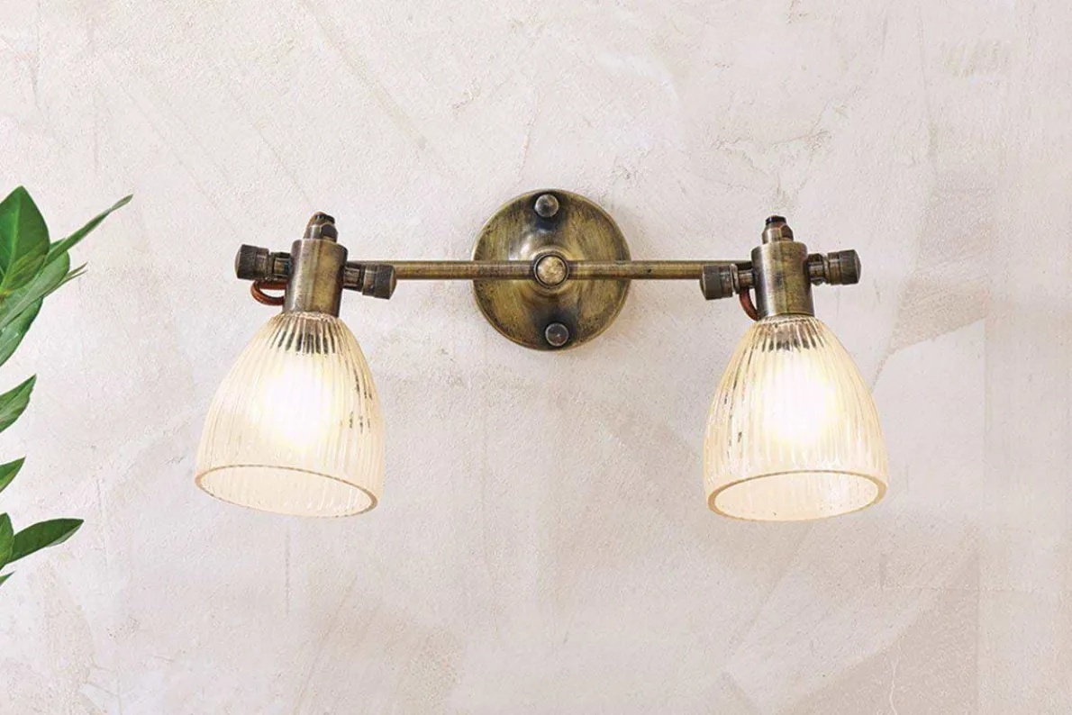 Rarni Recycled Glass Double Wall Light