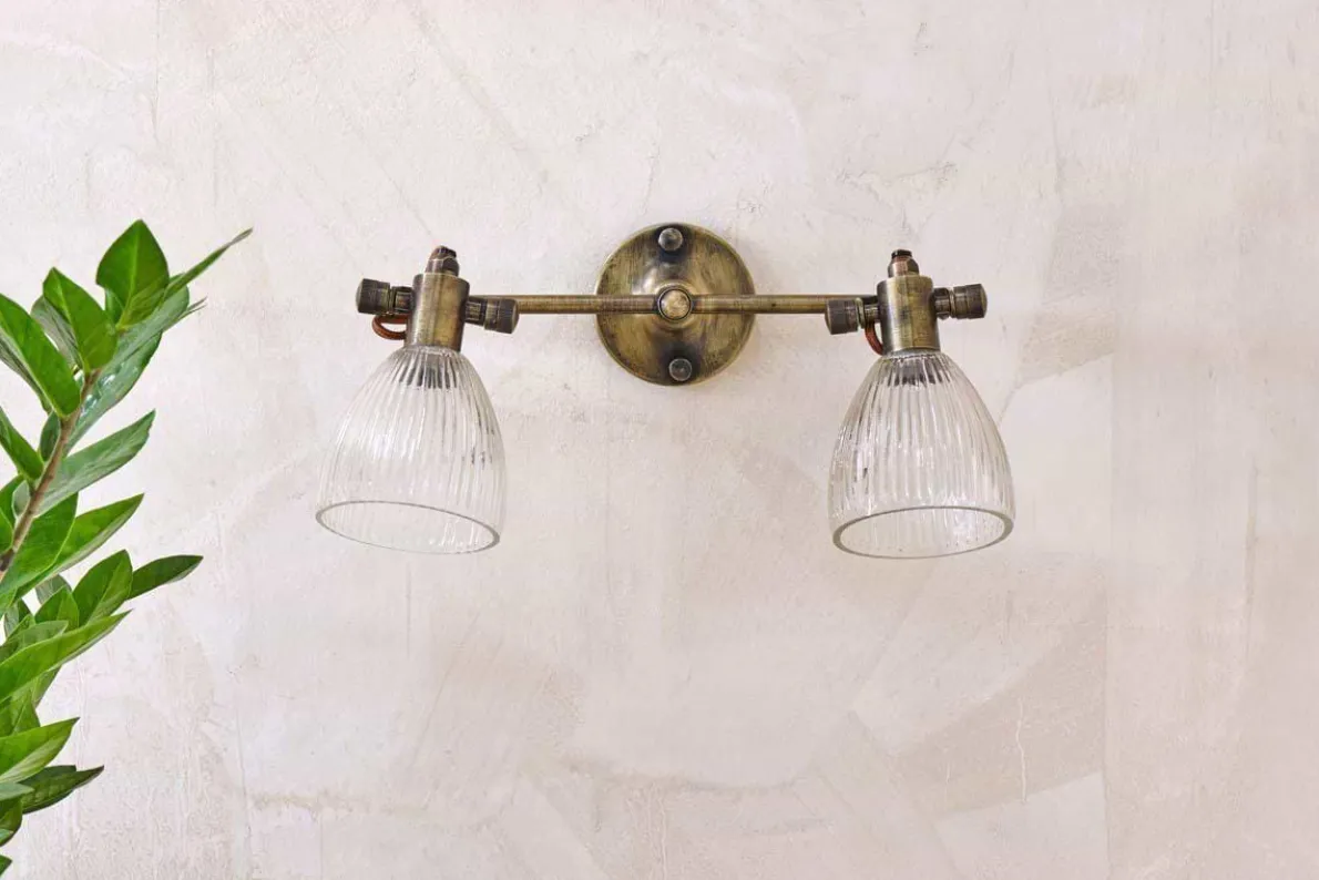 Rarni Recycled Glass Double Wall Light